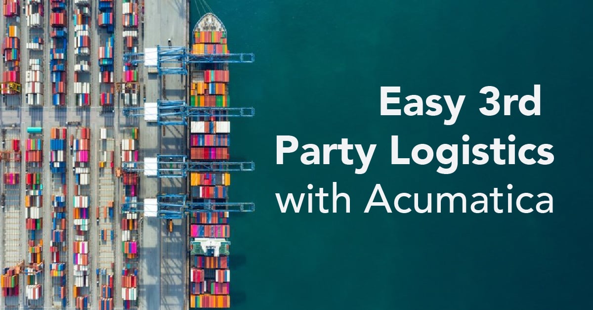 Connect 3PL providers to Acumatica ERP
