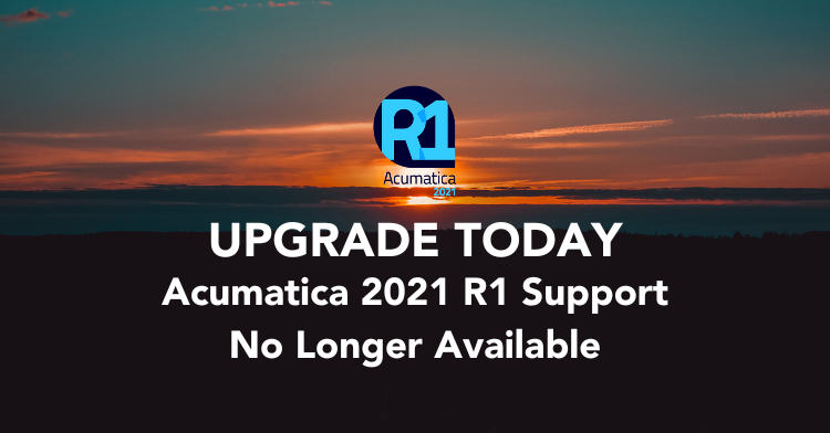 Upgrade to Acumatica R1